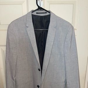 H&M Super Skinny Fit 42R Grey Blazer